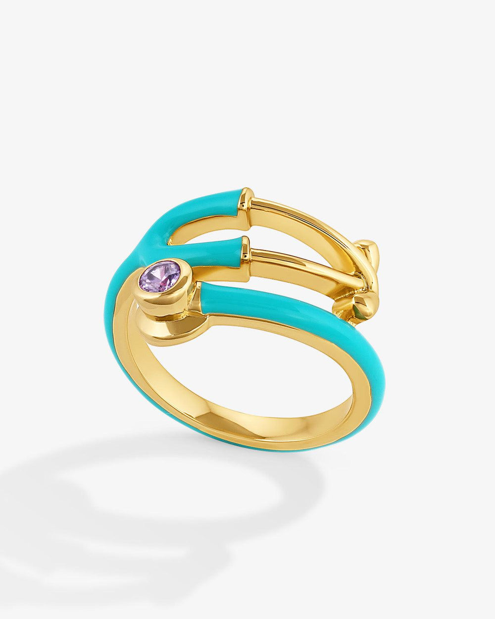 Stethoscope Enamel Ring - V Coterie